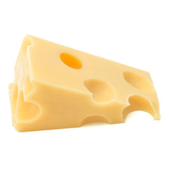 Cheese isolated on white background