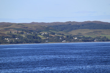 Fototapeta premium Approaching Armadale from Mallaig