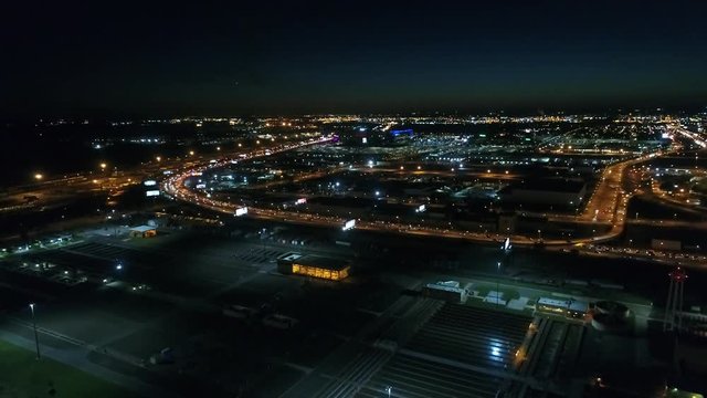 Aerial View South Philadelphia Stadium Area