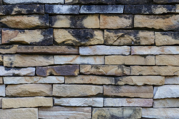 Stone walls and dirt, background texture