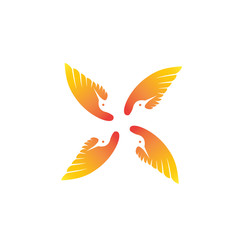 Obraz premium Bird Abstract logo