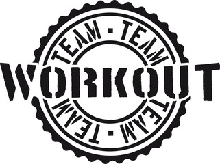 stempel team crew stark workout gym beast mode cool design logo gewicht heben hanteln bodybuilder
