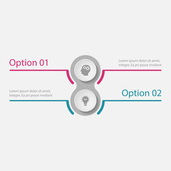 Vector infographic template for diagram, graph, presentation, chart, business concept with 6 options.