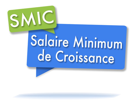 French SMIC initals in colored bubbles