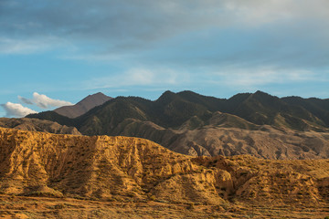 Kyrgyzstan . Southern shore of Issyk-Kul .