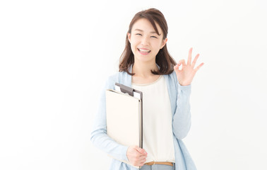 OK・若い女性