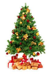 Christmas Tree isolated on white background
