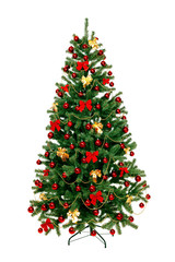 Christmas Tree isolated on white background