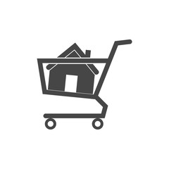 House in shopping cart