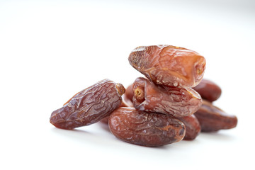 Dates isolated on white background