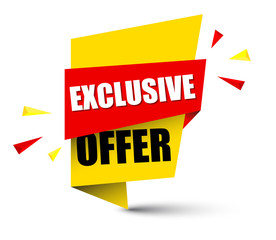 banner exclusive offer