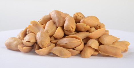 peanuts or roasted peanuts on a background.