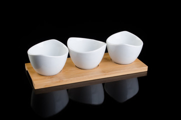 bowl or ceramic bowl on a background.