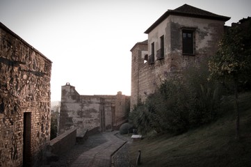 Fototapeta na wymiar Castillo de Gibralfaro - Malaga - Costa del Sol 