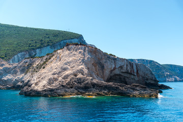 Fototapeta na wymiar Coastline in Lefkada island