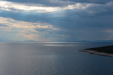 Aegean Sea in Thassos island