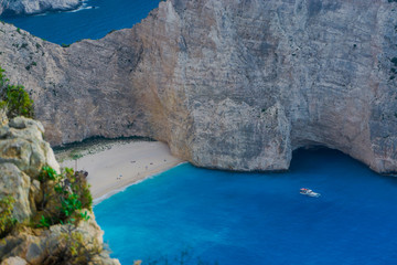 Naklejka premium Amazing Navagio Beach