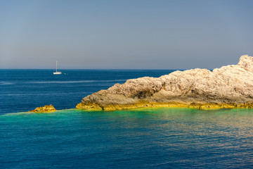 Obraz premium Sea landscape in Lefkada island, greece