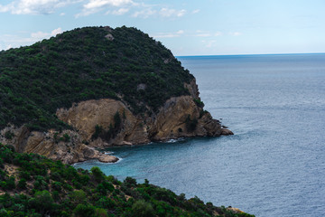 Coastline at the sea