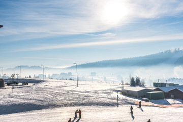 Winter in carpathian Mountains