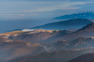 Winter in carpathian Mountains