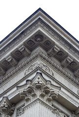 The corner of the cathedral