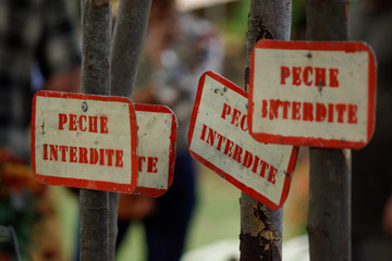 P&ecirc;che interdite