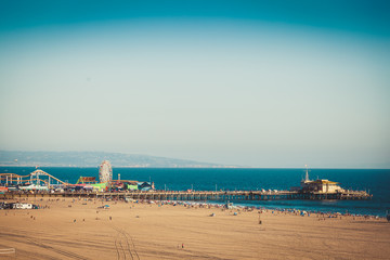 Santa Monica pier in California