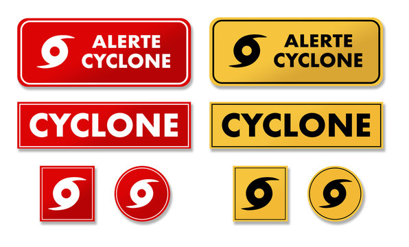 Cyclone Alert in French translation