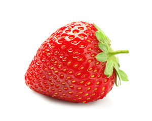 Delicious strawberry on white background