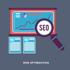 flat vector for business digital marketing online concept and internet marketing on mobile online concept