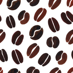 Coffee pattern. Seamless pattern.