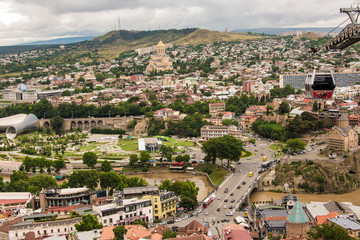 Georgia, city Tbilisi, general view
