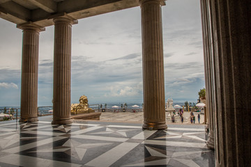 Columns in the Temple of Leah, Cebu Philippines