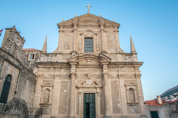 Fototapeta na wymiar Old church in Dubrovnik Croatia