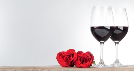 Wine and roses