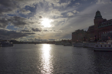 Naklejka premium Stockholm Waterfront