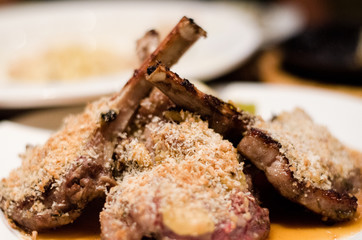 Roasted Lamb rack