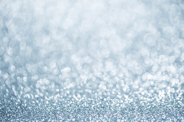 Abstract silver glitter background