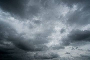 Fototapeta premium dark storm clouds with background,Dark clouds before a thunder-storm.