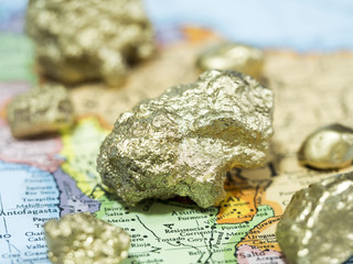 travel manuscript with the map to discovery gold mine