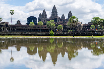 landscape of angkor wat,cambodia - obrazy, fototapety, plakaty
