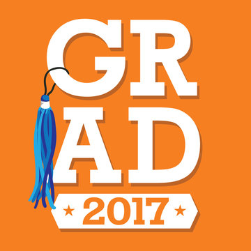 Class of 2017 Congratulations Graduate Typography