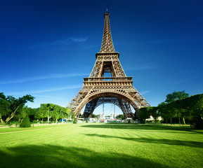 Eiffel tower in Paris, France