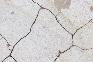 Obraz premium Pękanie cementowej i betonowej ściany tekstury, użycie sztukaterii dla tła lub strony internetowej banera i szablonu.