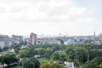 Fototapeta na wymiar Beautiful city view of Cuba