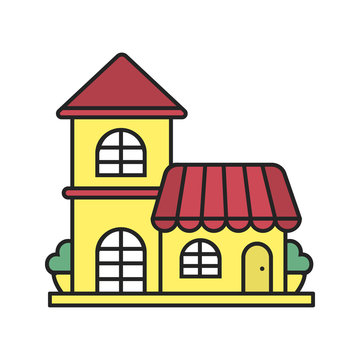 Restaurant color icon