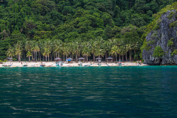 Seven Comandoes beach in El Nido Palawan Island