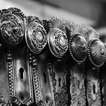 Vintage door knobs