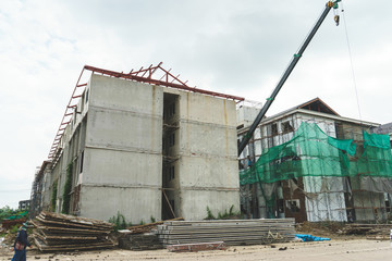 Under construction building